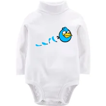 Детское боди с длинным рукавом Blue bird