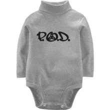Детское боди с длинным рукавом P. O. D.