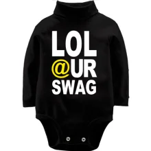 Детское боди с длинным рукавом Lol our Swag