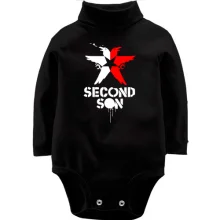Детское боди с длинным рукавом Second son
