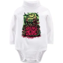 Детское боди с длинным рукавом Bring me the horizon (dragon)