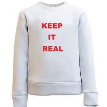 Детский свитшот Keep It Real