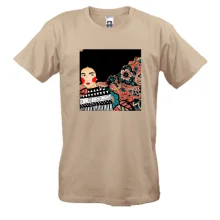 Футболка Brunette with pattern
