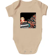 Детское боди Brunette with pattern