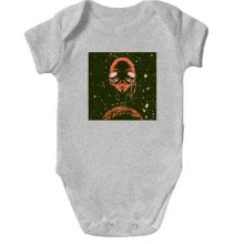 Детское боди Alien on the moon