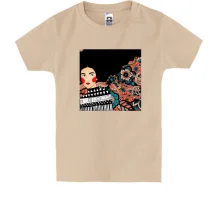Дитяча футболка Brunette with pattern