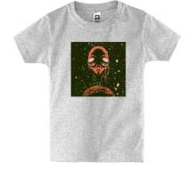 Детская футболка Alien on the moon