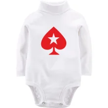 Детское боди с длинным рукавом PokerStars Christmas Star Baseball Jersey