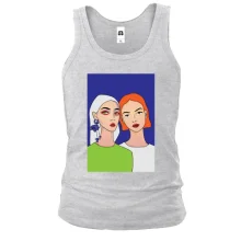 Мужская майка Blonde and redhead