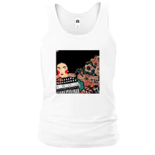 Мужская майка Brunette with pattern