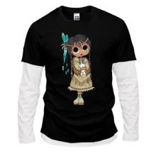 Комбінований лонгслів Indian girl