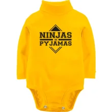 Детское боди с длинным рукавом Ninjas In Pyjamas (2)