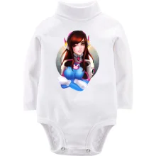 Детское боди с длинным рукавом Overwatch d.va