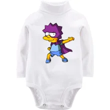 Детское боди с длинным рукавом Batgirl Simpson