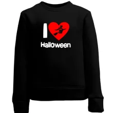 Детский свитшот I love Halloween