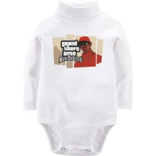 Детское боди с длинным рукавом Grand Theft Auto San Andreas