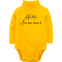 Детское боди с длинным рукавом Hello Summer (Привет лето)