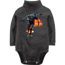 Детское боди с длинным рукавом Battlefield 4 (2)