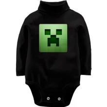 Детское боди с длинным рукавом Minecraft Крипер