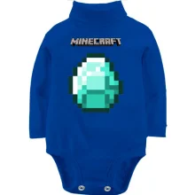 Детское боди с длинным рукавом Minecraft Диамант