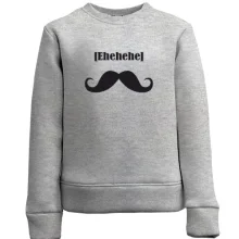 Детский свитшот усы ehehehe