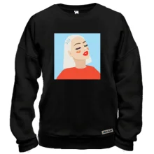 Світшот Blonde portrait art