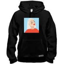 Толстовка Blonde portrait art