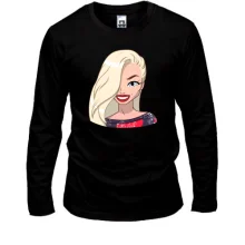 Лонгслив Art. Blonde smiling
