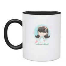 Чашка Baby girl with umbrella