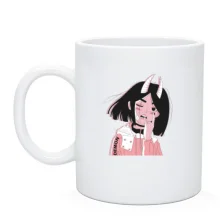 Чашка Girl with horns