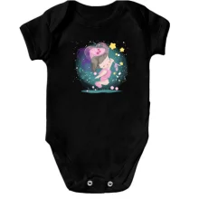 Детское боди Baby girl in a cap