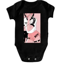 Детское боди Girl in adidas