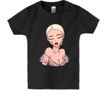 Детская футболка Art. Blonde crying