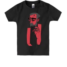 Дитяча футболка Red man portrait art