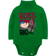 Детское боди с длинным рукавом Boss, big boss
