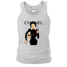Мужская майка Chanel woman with knife