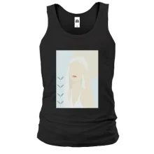 Мужская майка Blonde art ..