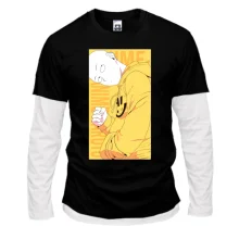 Комбинированный лонгслив Bald guy in yellow