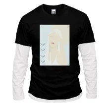 Комбинированный лонгслив Blonde art ..