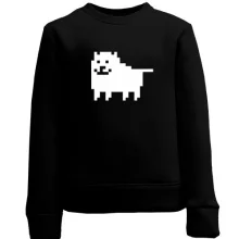 Детский свитшот Undertale game dog