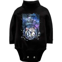 Детское боди с длинным рукавом c тигром "Enjoy the universe" (1)