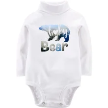 Детское боди с длинным рукавом с медвежонком Baby bear (мальчик)