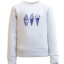 Детский свитшот Ice cream граффити