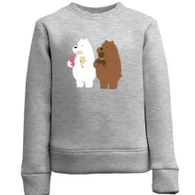 Детский свитшот bears love ice cream