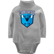 Детское боди с длинным рукавом weightlifting