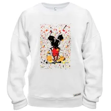 Свитшот Mickey mouse paint art