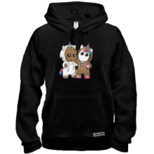 Толстовка Baby groot and unicorn