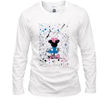 Лонгслив Minnie Mouse paint atr