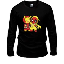 Лонгслив Pikachu and Deadpool