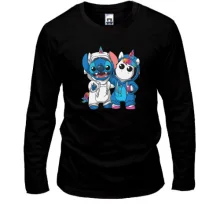 Лонгслив Stitch and unicorn